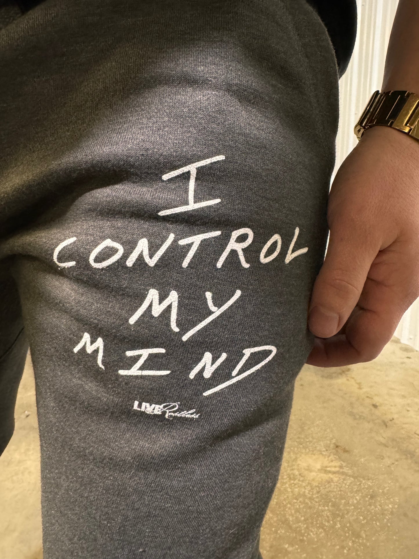 I Control My Mind Men's Fitted Sweats